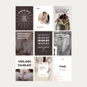 Template réseaux sociaux pour association
